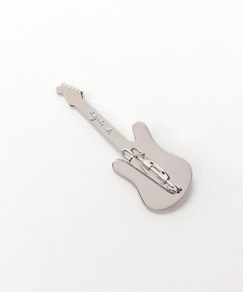 agnes b.（アニエスベー）の「GL71 BROCHE ギターバッジ（ブローチ/コサージュ・レディース・ブラック・UNI）」の2枚目の写真
