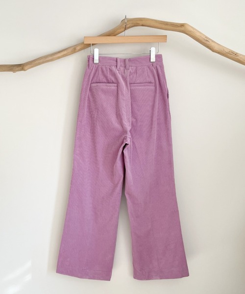 CANAL JEAN(キャナルジーン)の「RED CHOP WORKS(レッドチョップワークス) コーデュロイワイドパンツ(その他パンツ・レディース・イエロー/グリーン/ラベンダー・38/36)」の17枚目の写真