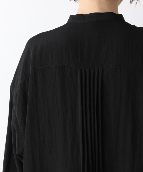 e/rm（イーアールエム）の「【e/rm】ピンタックチュニック　261812（シャツ/ブラウス・レディース・ブラック/オフホワイト・FREE）」の14枚目の写真