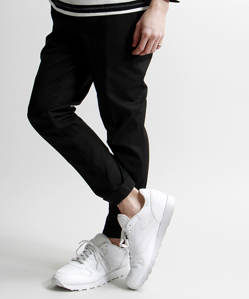 WEGO(ウィゴー)の「WEGO/アンクルスラックス(スラックス・メンズ・ブラック/ネイビー/その他1・MEDIUM/LARGE)」の1枚目の写真