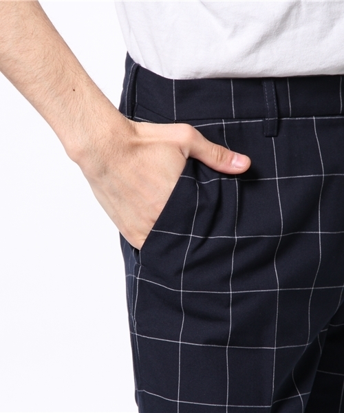 WEGO(ウィゴー)の「WEGO/アンクルスラックス(スラックス・メンズ・ブラック/ネイビー/その他1・MEDIUM/LARGE)」の4枚目の写真