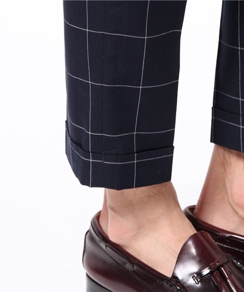 WEGO(ウィゴー)の「WEGO/アンクルスラックス(スラックス・メンズ・ブラック/ネイビー/その他1・MEDIUM/LARGE)」の5枚目の写真