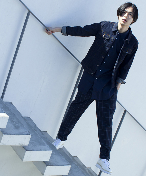 WEGO(ウィゴー)の「WEGO/アンクルスラックス(スラックス・メンズ・ブラック/ネイビー/その他1・MEDIUM/LARGE)」の16枚目の写真