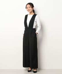 Te chichi | サイドボタンオールインワン(つなぎ/オールインワン)