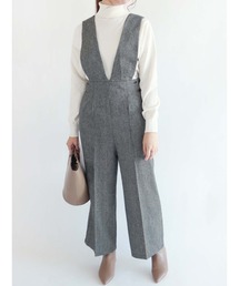 Te chichi | サイドボタンオールインワン(つなぎ/オールインワン)