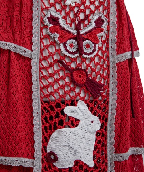 rurumu:（ルルムウ）の「rurumu:/ルルムウ/crochet motif knit Oneouce