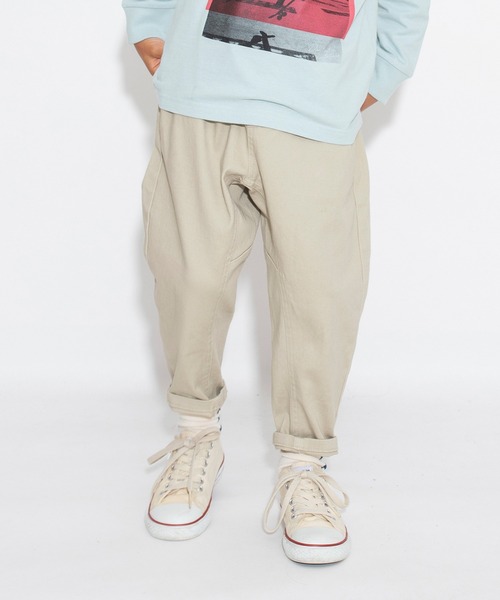 BRANSHES(ブランシェス)の「【ガーデナーテーパード】カラーパンツ(その他パンツ・キッズ・ネイビー/グレー/ピンク/グリーン/ブラック/ベージュ/アイボリー・90/130/140/110/120/100/150)」の5枚目の写真