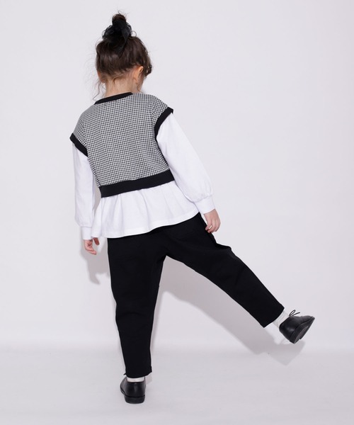 BRANSHES(ブランシェス)の「【ガーデナーテーパード】カラーパンツ(その他パンツ・キッズ・ネイビー/グレー/ピンク/グリーン/ブラック/ベージュ/アイボリー・90/130/140/110/120/100/150)」の15枚目の写真