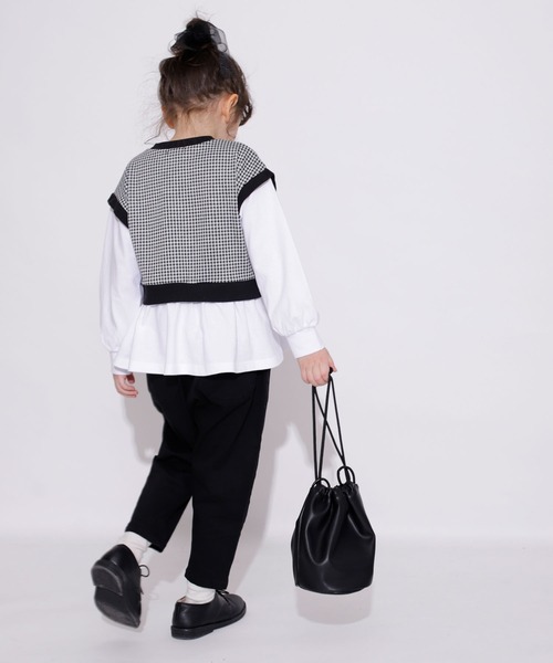 BRANSHES(ブランシェス)の「【ガーデナーテーパード】カラーパンツ(その他パンツ・キッズ・ネイビー/グレー/ピンク/グリーン/ブラック/ベージュ/アイボリー・90/130/140/110/120/100/150)」の14枚目の写真