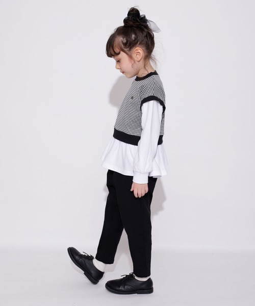 BRANSHES(ブランシェス)の「【ガーデナーテーパード】カラーパンツ(その他パンツ・キッズ・ネイビー/グレー/ピンク/グリーン/ブラック/ベージュ/アイボリー・90/130/140/110/120/100/150)」の13枚目の写真