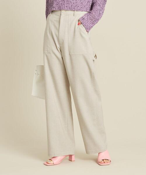 BEAUTY&YOUTH UNITED ARROWS（ビューティーアンドユースユナイテッドアローズ）の「BY スラブペインターパンツ -ウォッシャブル- ∴（その他パンツ・レディース・ネイビー/ブラウン/ナチュラル・S/M/L）」の14枚目の写真