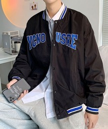 NEW GENTLEMAN | カレッジロゴ ビッグシルエット スタジャン(スタジャン)