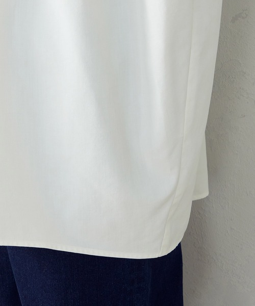 COMME CA ISM(コムサイズム)の「フリルシャツ(シャツ/ブラウス・レディース・ホワイト/ベージュ/サックスブルー・MEDIUM/LARGE)」の15枚目の写真