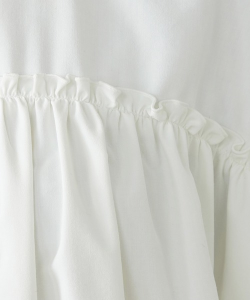 COMME CA ISM(コムサイズム)の「フリルシャツ(シャツ/ブラウス・レディース・ホワイト/ベージュ/サックスブルー・MEDIUM/LARGE)」の17枚目の写真