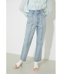 rienda | センタープレスストレートデニムパンツ(デニムパンツ)