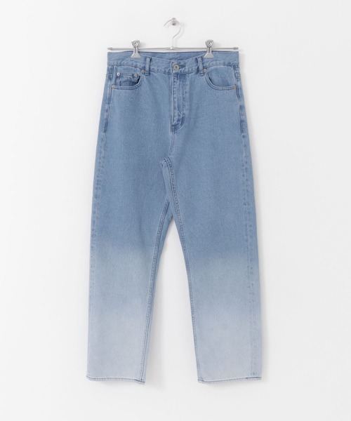 SENSE OF PLACE by URBAN RESEARCH(センスオブプレイスバイアーバンリサーチ)の「グラデーションデニムストレートパンツ(デニムパンツ・メンズ・ライトインディゴブルー/インディゴブルー・LARGE/MEDIUM)」の15枚目の写真