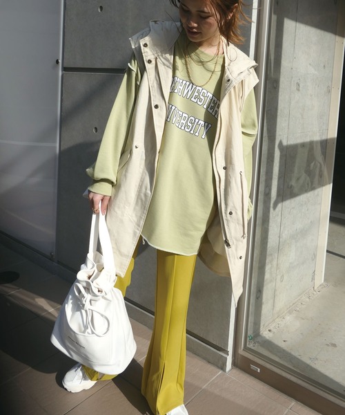 CORNERS（コーナーズ）の「コットンツイルミリタリーフードベスト（ミリタリージャケット・レディース・カーキ/ベージュ/ベージュ系その他・M）」の13枚目の写真