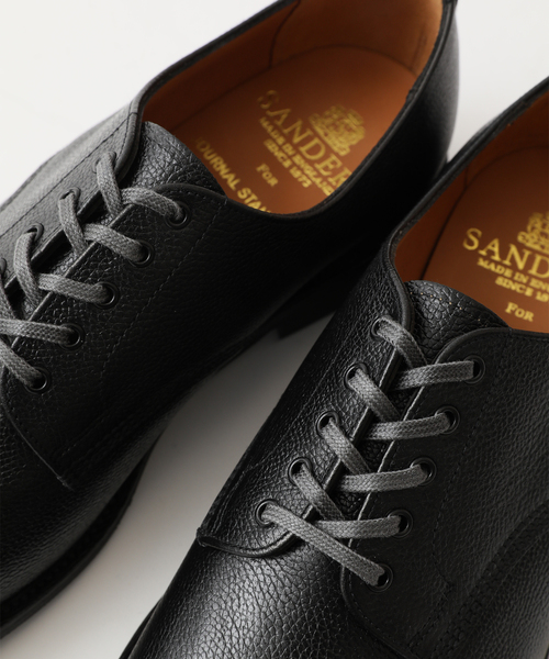 SANDERS（サンダース）の「【SANDERS / サンダース ×JS】別注 1128 ミリタリー ダービー シューズ（ドレスシューズ・メンズ・ブラック・80/70/75）」の19枚目の写真