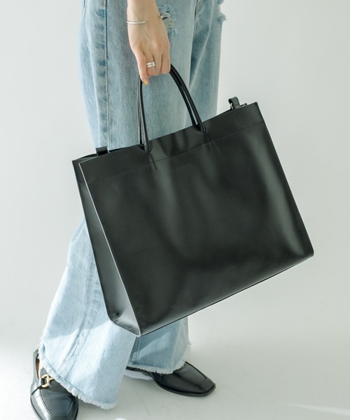 mystic(ミスティック)の「ROROL スクエアトートバッグ(トートバッグ・レディース・ブラック・ONE SIZE)」の1枚目の写真