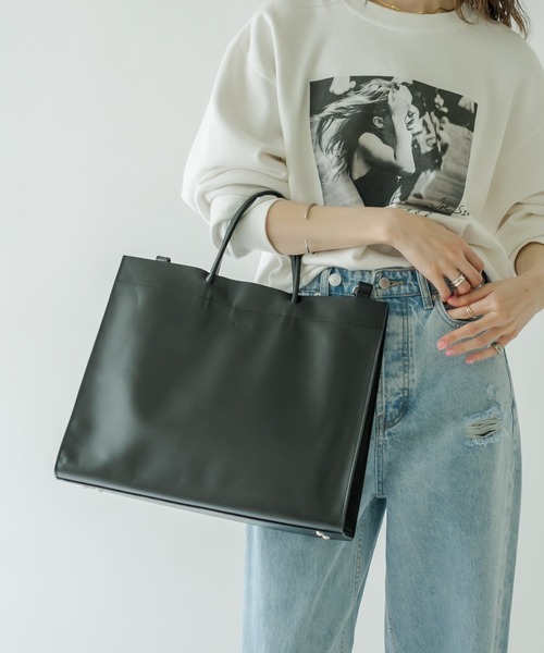 mystic(ミスティック)の「ROROL スクエアトートバッグ(トートバッグ・レディース・ブラック・ONE SIZE)」の7枚目の写真