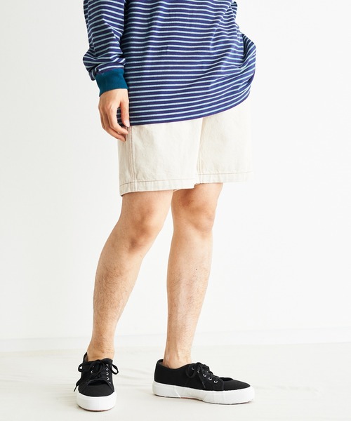 And A（アンドエー）の「GRAMICCI グラミチ / DENIM G-SHORT デニム グラミチショーツ イージーパンツ / G2SM-P040（デニムパンツ・メンズ・ダークインディゴブルー/インディゴブルー/オフホワイト・MEDIUM/SMALL/LARGE/X-LARGE）」の8枚目の写真