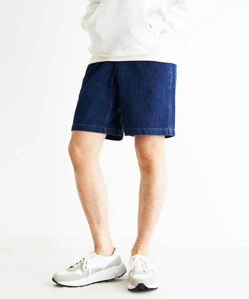 And A（アンドエー）の「GRAMICCI グラミチ / DENIM G-SHORT デニム グラミチショーツ イージーパンツ / G2SM-P040（デニムパンツ・メンズ・ダークインディゴブルー/インディゴブルー/オフホワイト・MEDIUM/SMALL/LARGE/X-LARGE）」の20枚目の写真