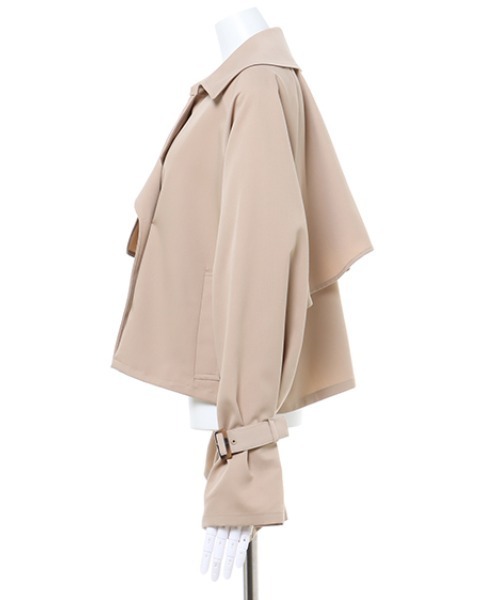 INGNI(イング)の「ショートトレンチコート(トレンチコート・レディース・ベージュ/ライトベージュ/イエロー・M)」の5枚目の写真