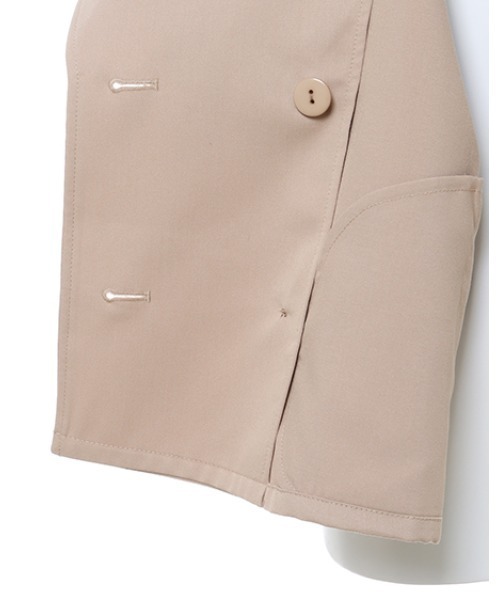 INGNI(イング)の「ショートトレンチコート(トレンチコート・レディース・ベージュ/ライトベージュ/イエロー・M)」の11枚目の写真