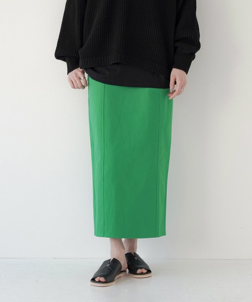 Lull（ルル）の「【Lull / ルル】バックスリットタイトロングスカート（スカート・レディース・クリーム/グリーン/ブラック・ONESIZE）」の18枚目の写真