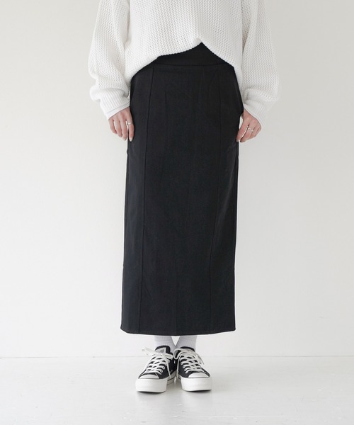 Lull（ルル）の「【Lull / ルル】バックスリットタイトロングスカート（スカート・レディース・クリーム/グリーン/ブラック・ONESIZE）」の12枚目の写真