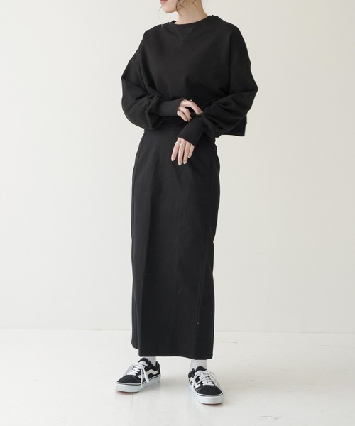 Lull（ルル）の「【Lull / ルル】バックスリットタイトロングスカート（スカート・レディース・クリーム/グリーン/ブラック・ONESIZE）」の22枚目の写真