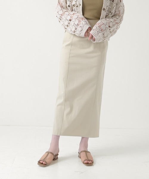 Lull（ルル）の「【Lull / ルル】バックスリットタイトロングスカート（スカート・レディース・クリーム/グリーン/ブラック・ONESIZE）」の21枚目の写真