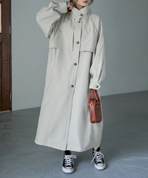 Fashion Letter | ボリュームスリーブスタンドカラートレンチコート(トレンチコート)