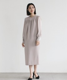 kaene | ネックタックデザインドレス(ドレス)