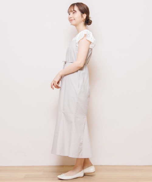 【新品】Flower バケーションキャミワンピース グレー flower（フラワー）の「バケーションキャミワンピース