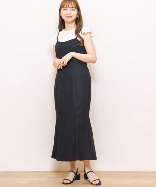 【新品】Flower バケーションキャミワンピース グレー 新品】Flower バケーションキャミワンピース グレー