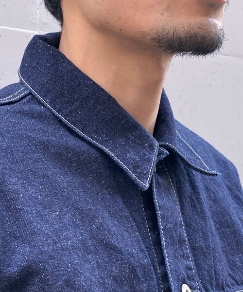 Kurowear Jacket SHIPS(シップス)の「KURO:DYNAMO RE INDIGO DENIM JACKET(ブルゾン)」 - WEAR