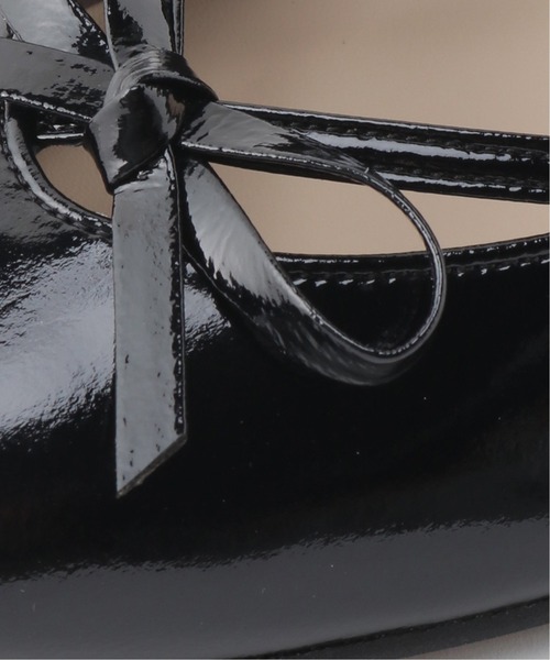 LE TALON（ルタロン）の「4cmポインテッドクロスリボンパンプス（パンプス・レディース・ピンク/アイボリー/ブラックミックス・23cm/23.5cm/24cm/24.5cm/22.5cm/25cm/22cm）」の11枚目の写真