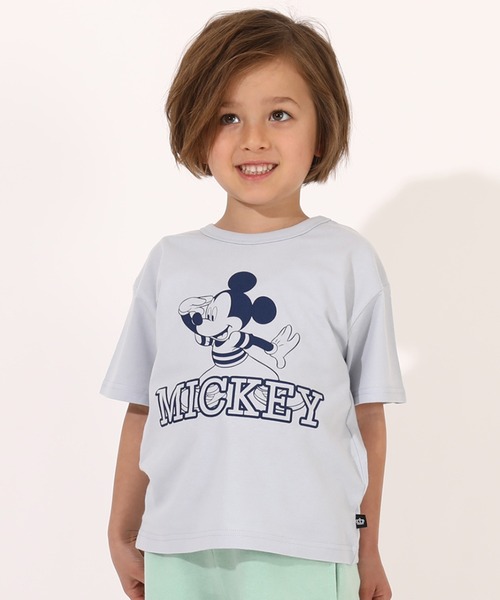 Disney(ディズニー)の「通販限定 ディズニー 990 Tシャツ 6466K(Tシャツ/カットソー・キッズ・オレンジ/ライトイエロー/スカイブルー系1/バイオレット/ライム/ネイビー/ブルー/ターコイズブルー/ベビーピンク/ベージュ/チェリーピンク/サンドベージュ/パープル/イエロー×グリーン/イエロー/ブラック系1/インディゴブルー/ブラック・120cm/90cm/130cm/100cm/110cm/140cm)」の10枚目の写真
