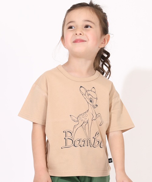 Disney(ディズニー)の「通販限定 ディズニー 990 Tシャツ 6466K(Tシャツ/カットソー・キッズ・オレンジ/ライトイエロー/スカイブルー系1/バイオレット/ライム/ネイビー/ブルー/ターコイズブルー/ベビーピンク/ベージュ/チェリーピンク/サンドベージュ/パープル/イエロー×グリーン/イエロー/ブラック系1/インディゴブルー/ブラック・120cm/90cm/130cm/100cm/110cm/140cm)」の4枚目の写真