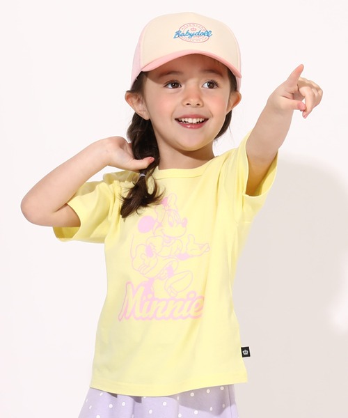 Disney(ディズニー)の「通販限定 ディズニー 990 Tシャツ 6466K(Tシャツ/カットソー・キッズ・オレンジ/ライトイエロー/スカイブルー系1/バイオレット/ライム/ネイビー/ブルー/ターコイズブルー/ベビーピンク/ベージュ/チェリーピンク/サンドベージュ/パープル/イエロー×グリーン/イエロー/ブラック系1/インディゴブルー/ブラック・120cm/90cm/130cm/100cm/110cm/140cm)」の13枚目の写真