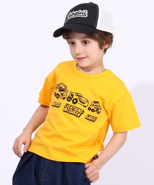 Disney(ディズニー)の「通販限定 ディズニー 990 Tシャツ 6466K(Tシャツ/カットソー・キッズ・オレンジ/ライトイエロー/スカイブルー系1/バイオレット/ライム/ネイビー/ブルー/ターコイズブルー/ベビーピンク/ベージュ/チェリーピンク/サンドベージュ/パープル/イエロー×グリーン/イエロー/ブラック系1/インディゴブルー/ブラック・120cm/90cm/130cm/100cm/110cm/140cm)」の18枚目の写真