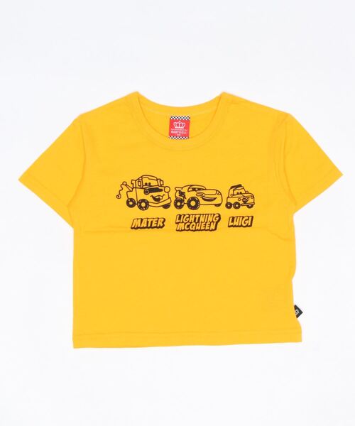 Disney(ディズニー)の「通販限定 ディズニー 990 Tシャツ 6466K(Tシャツ/カットソー・キッズ・オレンジ/ライトイエロー/スカイブルー系1/バイオレット/ライム/ネイビー/ブルー/ターコイズブルー/ベビーピンク/ベージュ/チェリーピンク/サンドベージュ/パープル/イエロー×グリーン/イエロー/ブラック系1/インディゴブルー/ブラック・120cm/90cm/130cm/100cm/110cm/140cm)」の20枚目の写真
