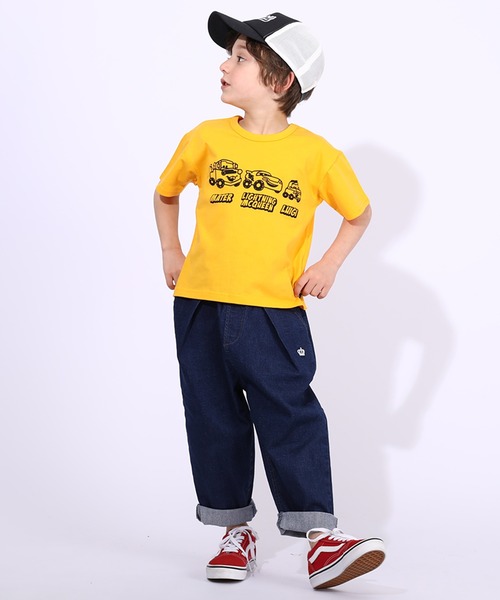 Disney(ディズニー)の「通販限定 ディズニー 990 Tシャツ 6466K(Tシャツ/カットソー・キッズ・オレンジ/ライトイエロー/スカイブルー系1/バイオレット/ライム/ネイビー/ブルー/ターコイズブルー/ベビーピンク/ベージュ/チェリーピンク/サンドベージュ/パープル/イエロー×グリーン/イエロー/ブラック系1/インディゴブルー/ブラック・120cm/90cm/130cm/100cm/110cm/140cm)」の21枚目の写真