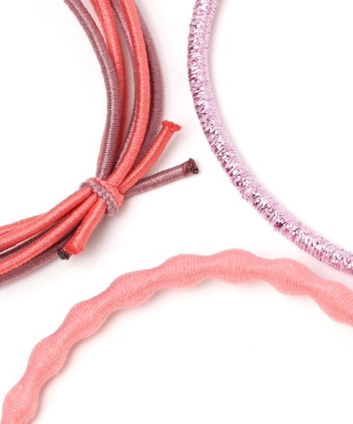 Me%（ミィパーセント）の「★6本セット★カラフルSETゴム（ヘアゴム・レディース・ブラウン/ブルー/ブラック系その他/ピンク系その他・FREE）」の5枚目の写真