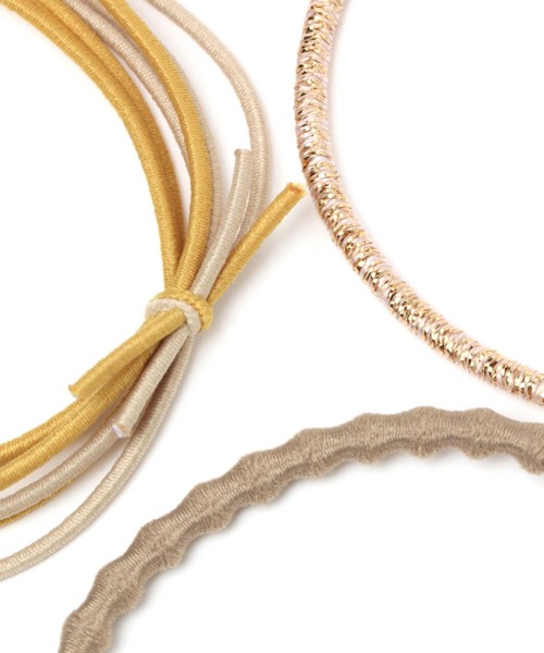 Me%（ミィパーセント）の「★6本セット★カラフルSETゴム（ヘアゴム・レディース・ブラウン/ブルー/ブラック系その他/ピンク系その他・FREE）」の15枚目の写真