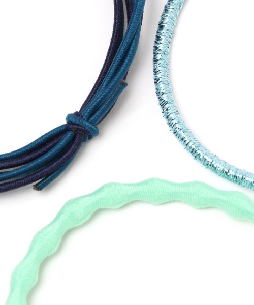 Me%（ミィパーセント）の「★6本セット★カラフルSETゴム（ヘアゴム・レディース・ブラウン/ブルー/ブラック系その他/ピンク系その他・FREE）」の8枚目の写真