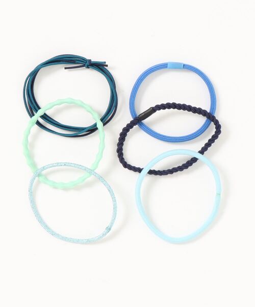 Me%（ミィパーセント）の「★6本セット★カラフルSETゴム（ヘアゴム・レディース・ブラウン/ブルー/ブラック系その他/ピンク系その他・FREE）」の12枚目の写真