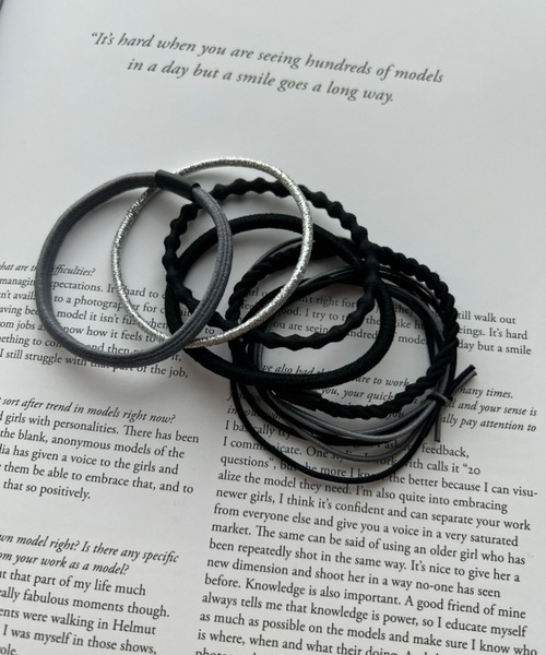 Me%（ミィパーセント）の「★6本セット★カラフルSETゴム（ヘアゴム・レディース・ブラウン/ブルー/ブラック系その他/ピンク系その他・FREE）」の18枚目の写真