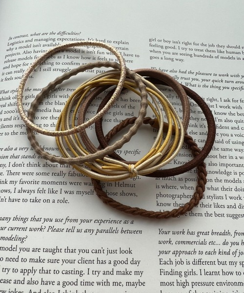 Me%（ミィパーセント）の「★6本セット★カラフルSETゴム（ヘアゴム・レディース・ブラウン/ブルー/ブラック系その他/ピンク系その他・FREE）」の20枚目の写真